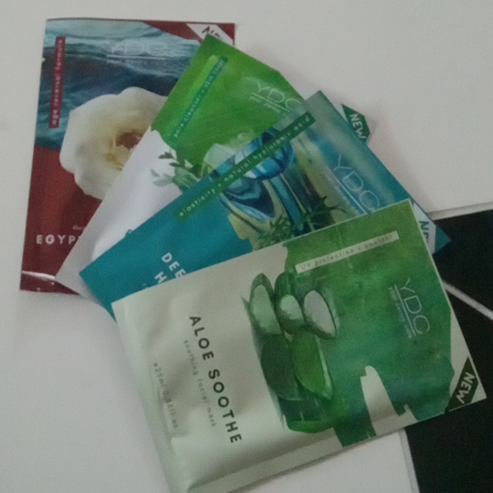 4 Different Facial Masks. NWT